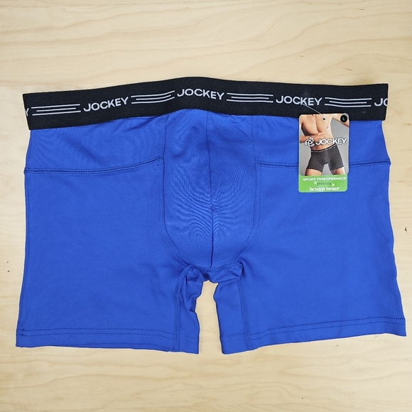 NWT Jockey Sport Performance Stretch Boxer Brief 6 Inch Inseam NOS From 2010 Lg. - Picture 1 of 7